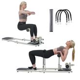 S3 Hip Thrust Machine with High Resistance - Deep Squat Machine for Women, Adjustable Glutes Trainer Machine, Multipurpose Glute Bench for Glutes Workout Machine for Home Gym
