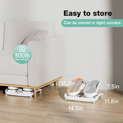 seanleecore Calf Stretcher - Slant Board Stretching for Plantar Fasciitis & Achilles Tendonitis, Feet Mobility,Under Desk Stepper Leg Exerciser with Foot Massage for Exercise& Physical Therapy