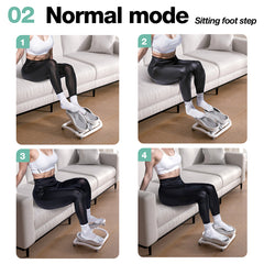 seanleecore Calf Stretcher - Slant Board Stretching for Plantar Fasciitis & Achilles Tendonitis, Feet Mobility,Under Desk Stepper Leg Exerciser with Foot Massage for Exercise& Physical Therapy