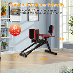Hip Abductor Machine for Home Gym | Glute & Thigh Exercise Equipment, Inner Thigh & Outer Thigh Sculpting, Glute Machine for Women, Leg Abductor Machine, Booty Builder for Butt Workout