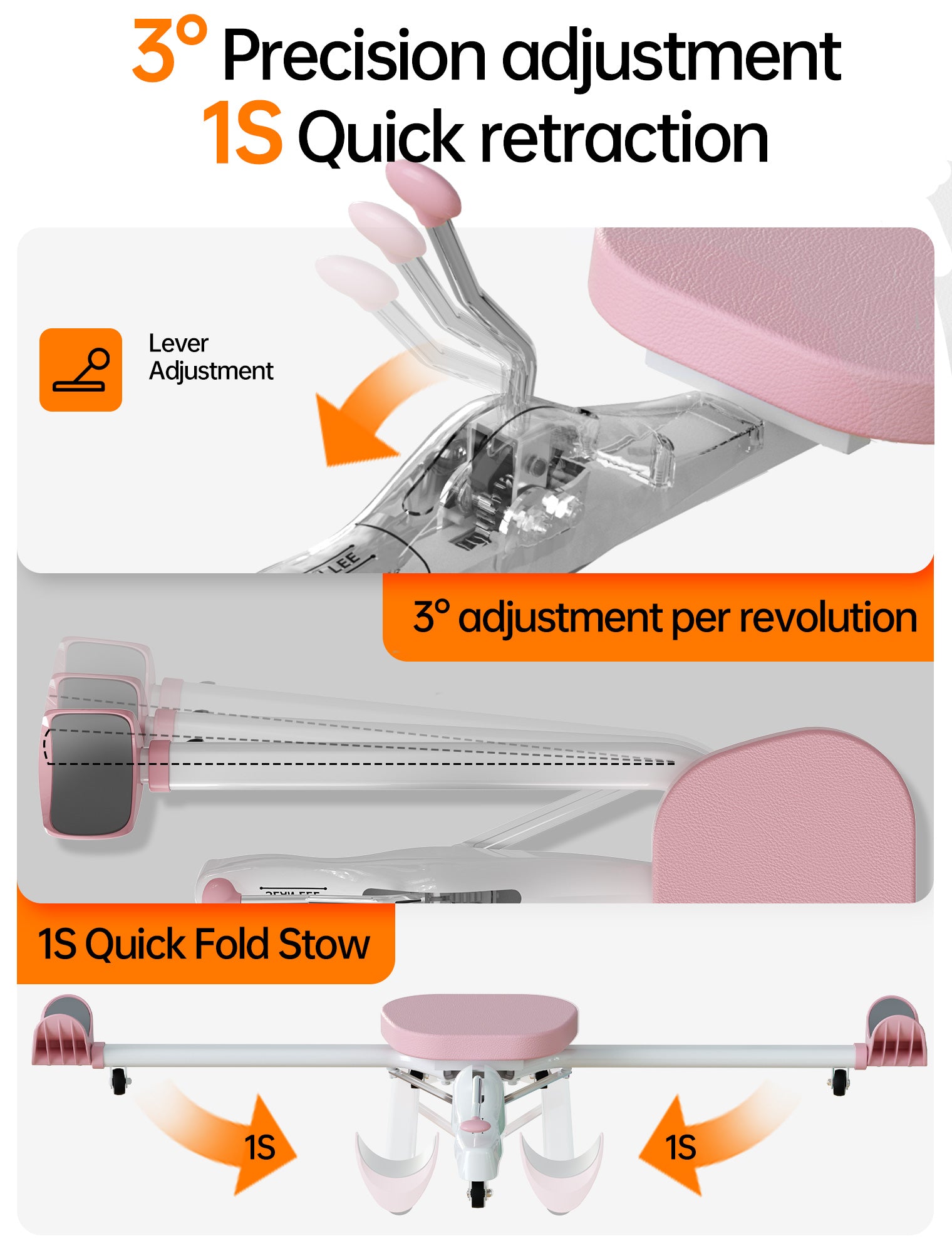 Split Machine, Leg Stretcher Machine to Improve Flexibility and Quality of Stretching, Equipment Suitable for Ballet, Cheerleading Dance, Gymnastics and Other Sports
